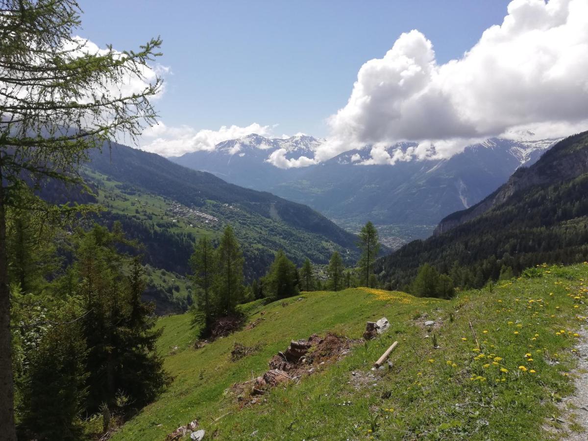 B&B Chalet Rustica Inden, Leukerbad Exteriör bild