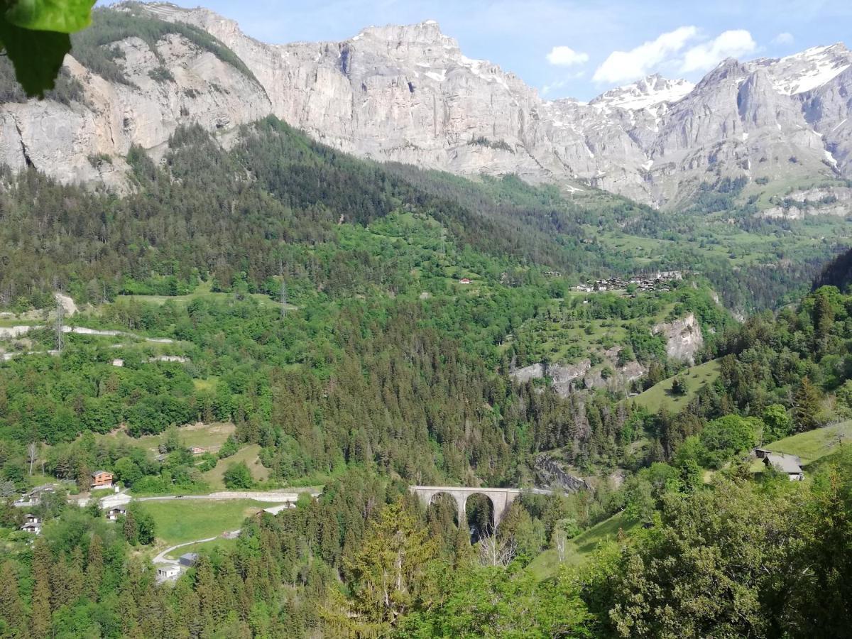 B&B Chalet Rustica Inden, Leukerbad Exteriör bild