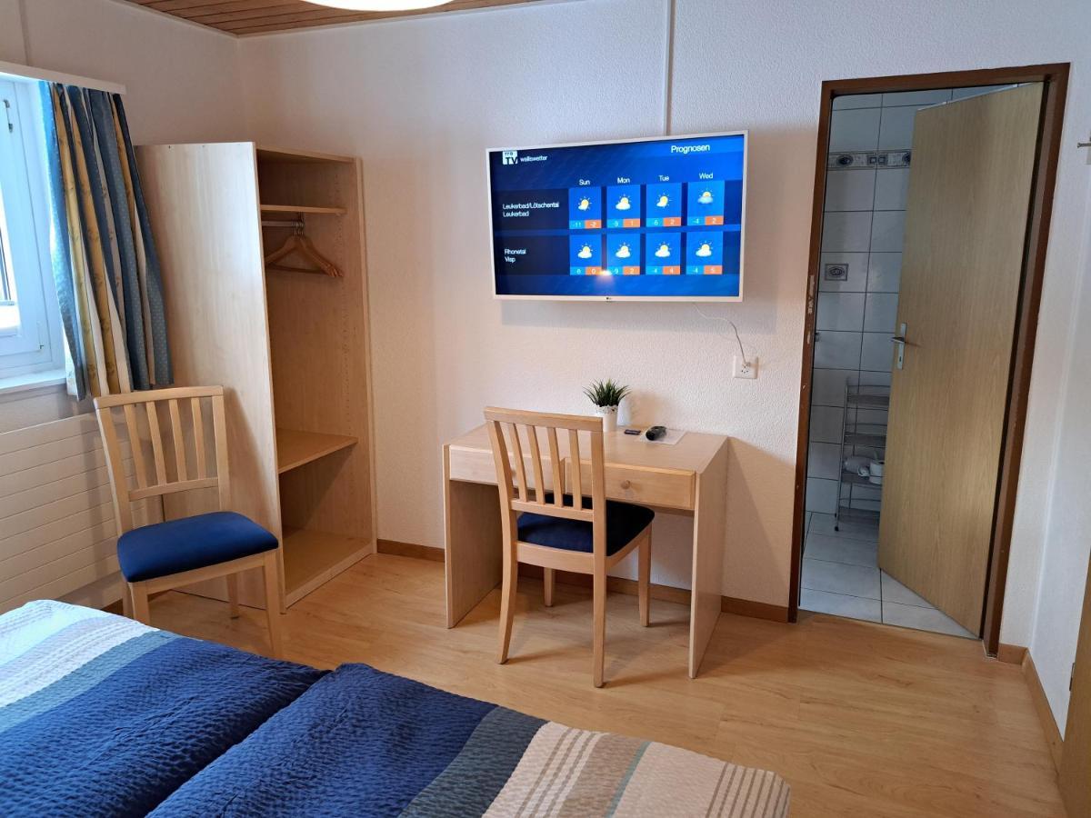 B&B Chalet Rustica Inden, Leukerbad Exteriör bild