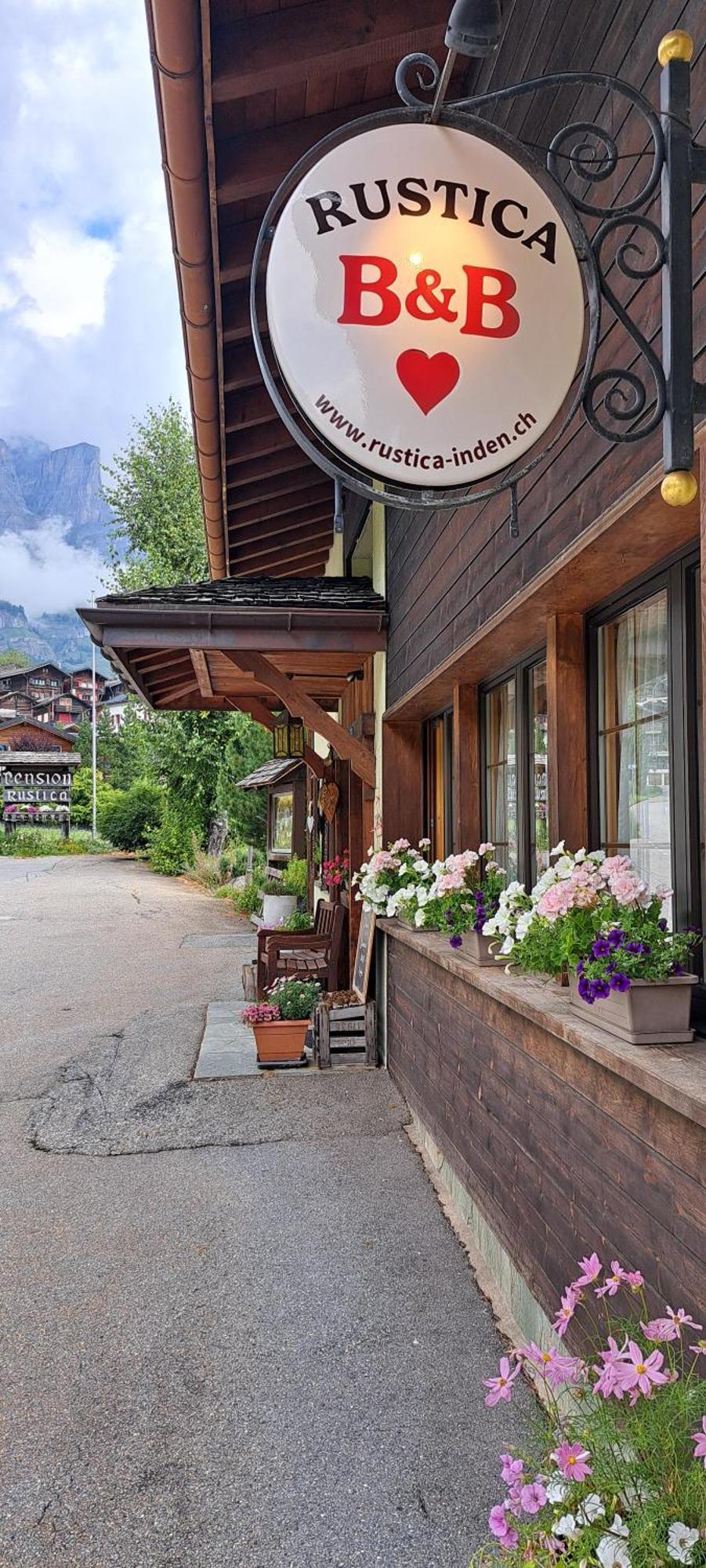 B&B Chalet Rustica Inden, Leukerbad Exteriör bild