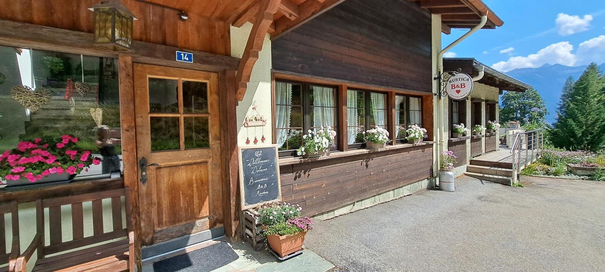 B&B Chalet Rustica Inden, Leukerbad Exteriör bild