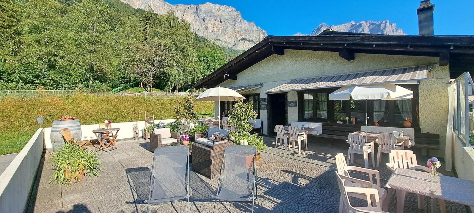 B&B Chalet Rustica Inden, Leukerbad Exteriör bild
