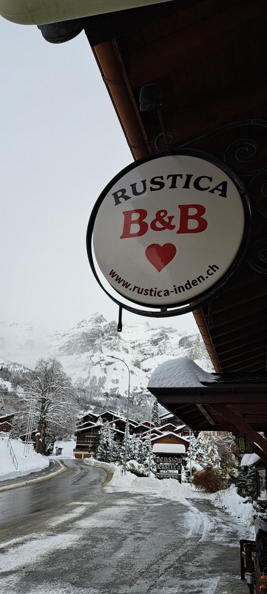 B&B Chalet Rustica Inden, Leukerbad Exteriör bild